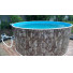 24412К Морозоустойчивый Бассейн Лагуна 244х125 см природный камень