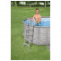 56716 Каркасный бассейн Bestway Power Steel Delux — Камень (овал) 5,49х2,74х1,22м+фильтр-насос картр. 5678 л/ч
